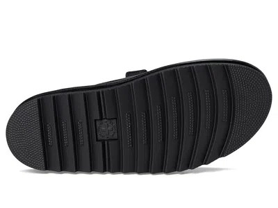 Dr. Martens Black Leather Platform In Black