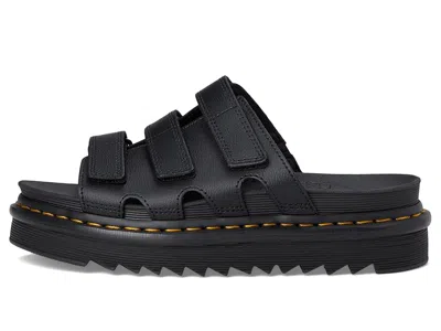 Dr. Martens Black Leather Platform In Black