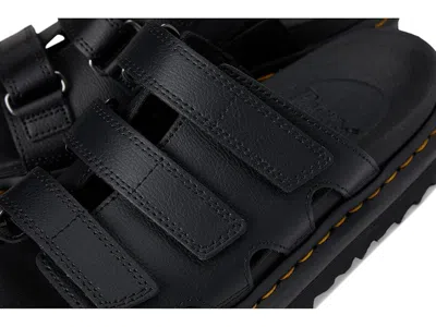 Dr. Martens Black Leather Platform In Black