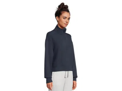 Travismathew Cloud Half Zip Pullover In Blue