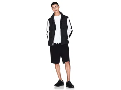 Armani Exchange Tape Logo Pullover Sweatshirt In White