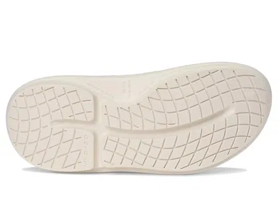 Oofos Ooyea Slide Sandal In White