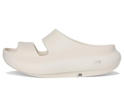 Oofos Ooyea Slide Sandal In White