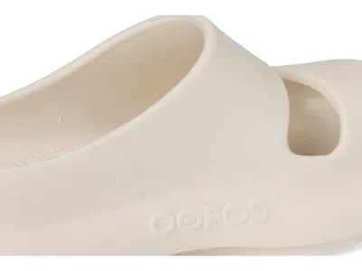 Oofos Ooyea Slide Sandal In White