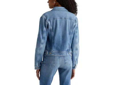 Ag Robyn Denim Button-front Jacket In Ventura In Blue
