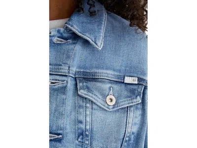 Ag Robyn Denim Button-front Jacket In Ventura In Blue