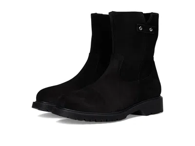 La Canadienne Hunter Genuine Shearling Lined Waterproof Boot In Black