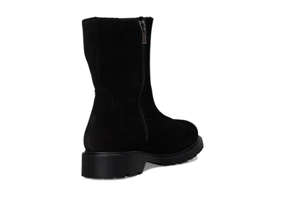 La Canadienne Hunter Genuine Shearling Lined Waterproof Boot In Black