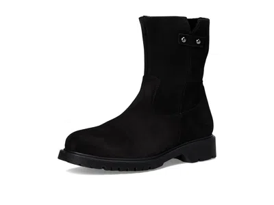 La Canadienne Hunter Genuine Shearling Lined Waterproof Boot In Black