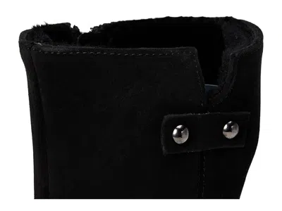 La Canadienne Hunter Genuine Shearling Lined Waterproof Boot In Black