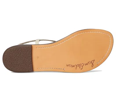 Sam Edelman Gigi Thong Sandal Natural Multi Python In Brown