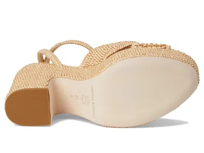 Loeffler Randall Raffia Knotted Chunky Platform Sandals In Natural