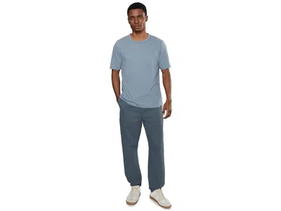 Faherty Sunwashed Pocket T-shirts In Blue