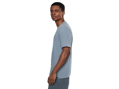 Faherty Sunwashed Pocket T-shirts In Blue