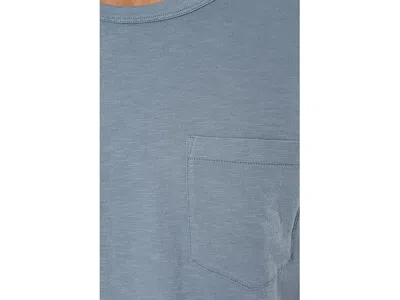 Faherty Sunwashed Pocket T-shirts In Blue