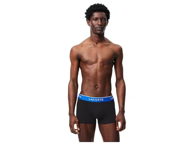 Lacoste Cotton Stretch Jersey Trunks 3 Pack Multi In Multi