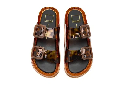 Dolce Vita Julio Jelly Sandals Tortoise Vinyl In Multi