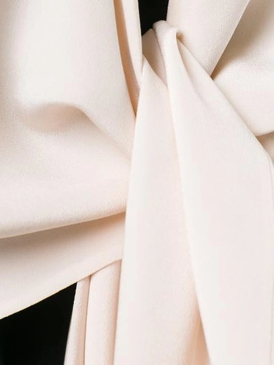 Shop Givenchy Waist Tie Shirt - Neutrals