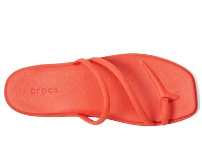 Crocs Miami Toe Loop Sandal In Pink
