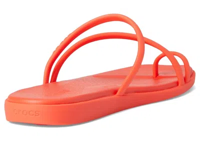 Crocs Miami Toe Loop Sandal In Pink