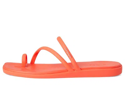 Crocs Miami Toe Loop Sandal In Pink