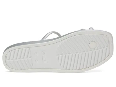 Crocs Miami Toe Loop Sandal In Silver