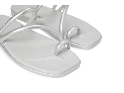 Crocs Miami Toe Loop Sandal In Silver