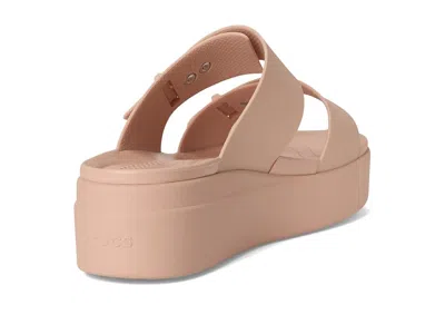 Crocs Brooklyn Buckle Low Wedge In Multi