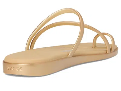 Crocs Miami Toe Loop Sandal In Gold