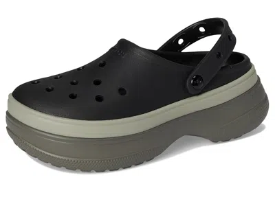 Crocs Classic Stacked Clog In Black