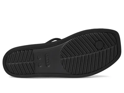 Crocs Miami Toe Loop Sandal In Black