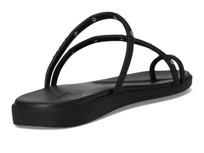 Crocs Miami Toe Loop Sandal In Black