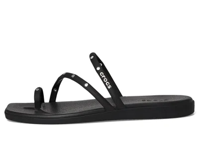 Crocs Miami Toe Loop Sandal In Black