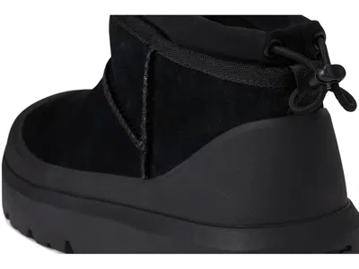 Ugg Suede Classic Ultra Mini Weather Hybrid Ankle Boots In Black