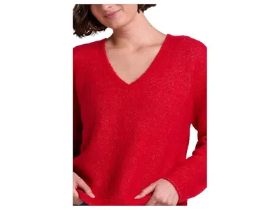 Toad And Co Toddy Pullover Sweater In Canoe In Red