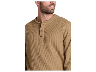 Toad And Co Bitterroot Long Sleeve Henley In Brown
