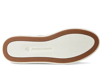 Johnston & Murphy Anders Perforated Leather Sneaker In Brown
