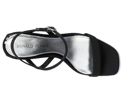 Donald Pliner Women Brazi Black Satin Dress