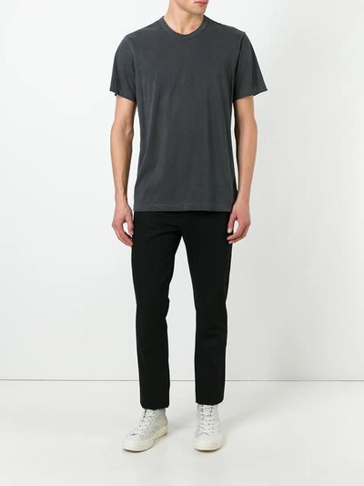 James Perse Grey Cotton T-shirt | ModeSens
