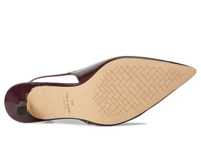 Cole Haan Hansell Sling Back Pumps High In Burgundy