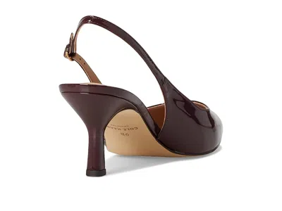 Cole Haan Hansell Sling Back Pumps High In Burgundy