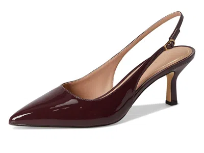 Cole Haan Hansell Sling Back Pumps High In Burgundy