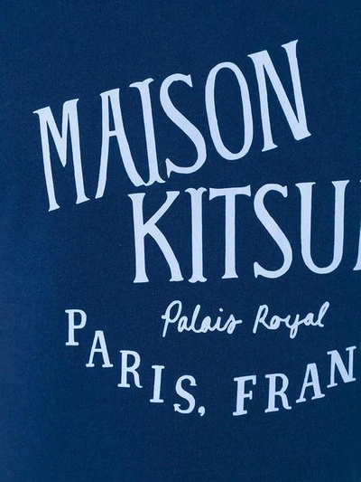 Shop Maison Kitsuné Logo Print T-shirt