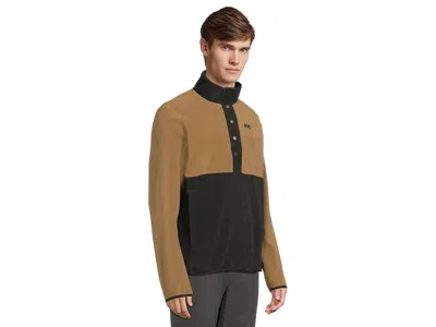 Helly Hansen Daybreaker Snap Pullover In Brown