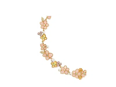 Kate Spade Pastel Petals Statement In Metallic