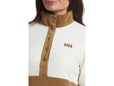 Helly Hansen Daybreaker Snap Pullover In Gold