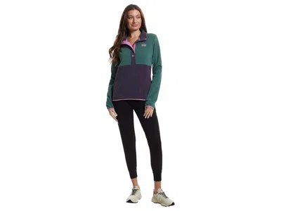 Helly Hansen Daybreaker Snap Pullover In Green