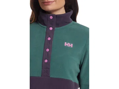 Helly Hansen Daybreaker Snap Pullover In Green