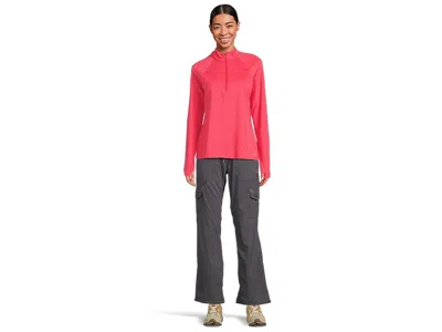 L.l.bean Access Trail Quarter Zip Pullover In Pink