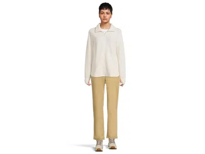 L.l.bean Ridgeknit Full-zip Jacket In White